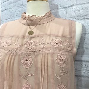 New Forever 21 Ruffle Bell Sleeve Floral Blouse main image 1